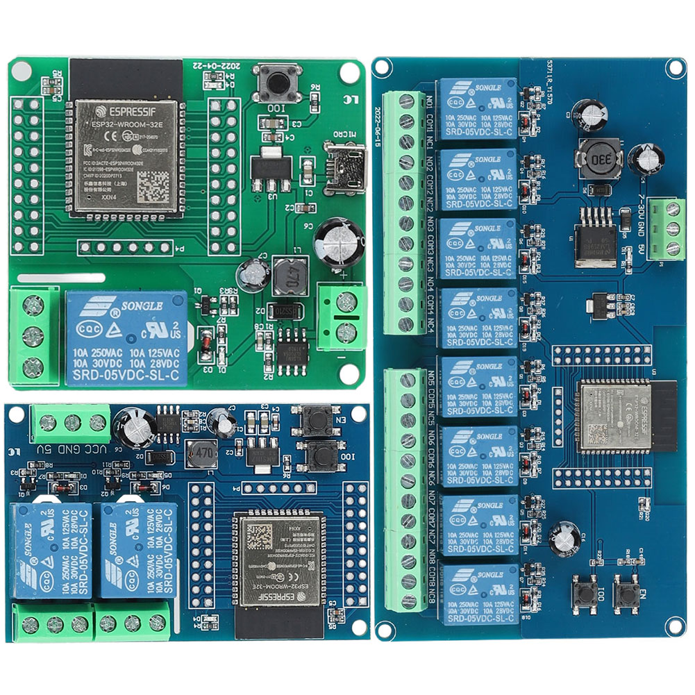 ESP32 1/2/8 Channel Power Supp - Relay 8 Channel Board review and price