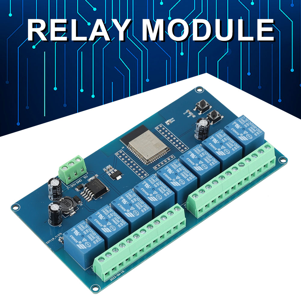 ESP32 1/2/8 Channel Power Supp - Relay 8 Channel Board review and price