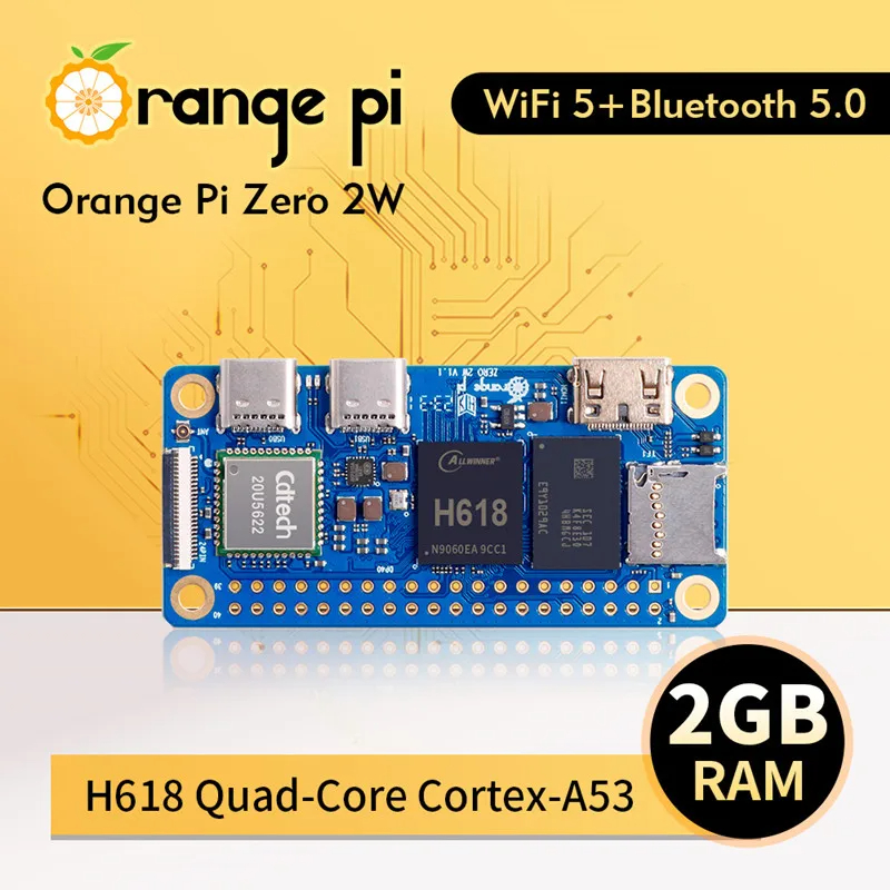Orange Pi Zero 2 W 2GB RAM DDR - Pi Zero W Board review and price