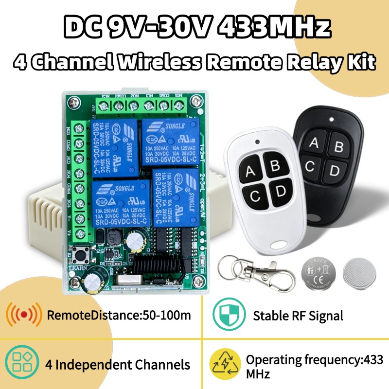 433MHz Universal Wireless Remo - 433Mhz Receiver Module review and price