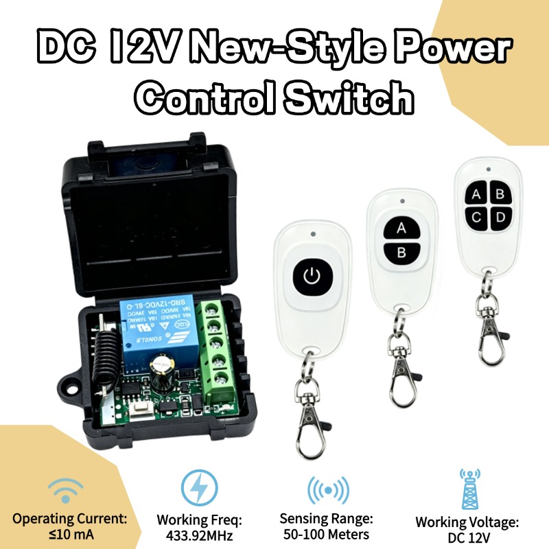 433MHz DC 12V 1CH Relay Module - 433Mhz Receiver Module review and price
