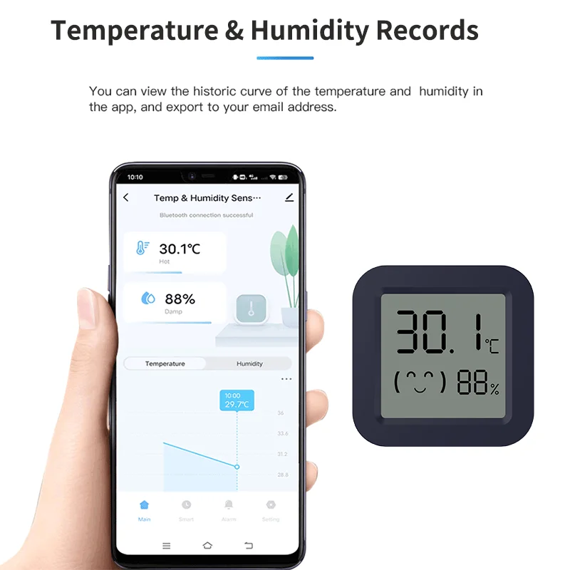 Mini Smart Thermometer Hygrome - Temperature Humidity Sensor review and price